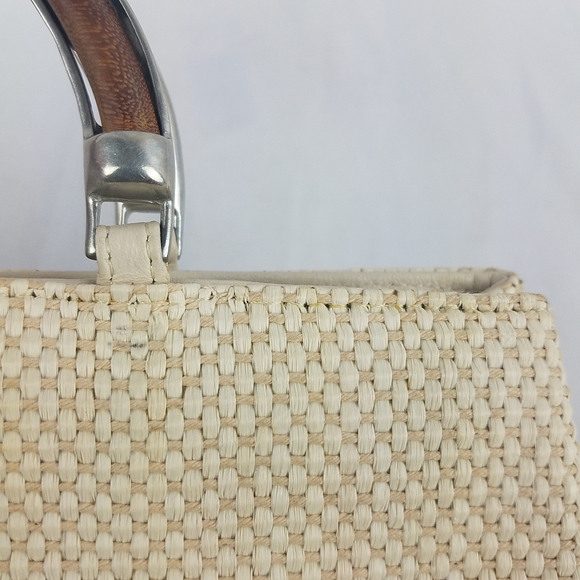 Clara Studios Inc. For Assymmetry Woven Handbag - Picture 14 of 14